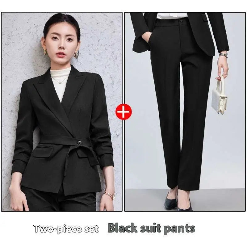 Burgundy Long Sleeve Small Suit Two Piece Set