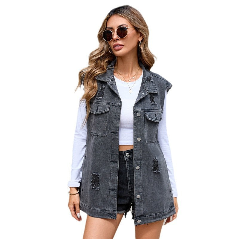 Women's Loose-fitting Casual Sleeveless Vest