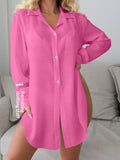 Womens Long-sleeved Cardigan Sun-protection Beach Shirt