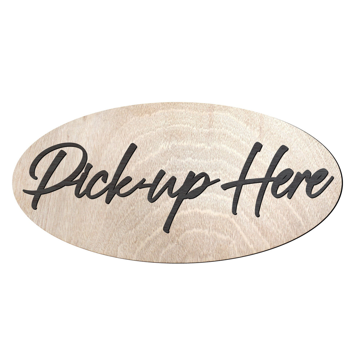 Pick-up Here sign, Business sign, Restaurant sign, Made in the USA sign, Made from wood - 320328