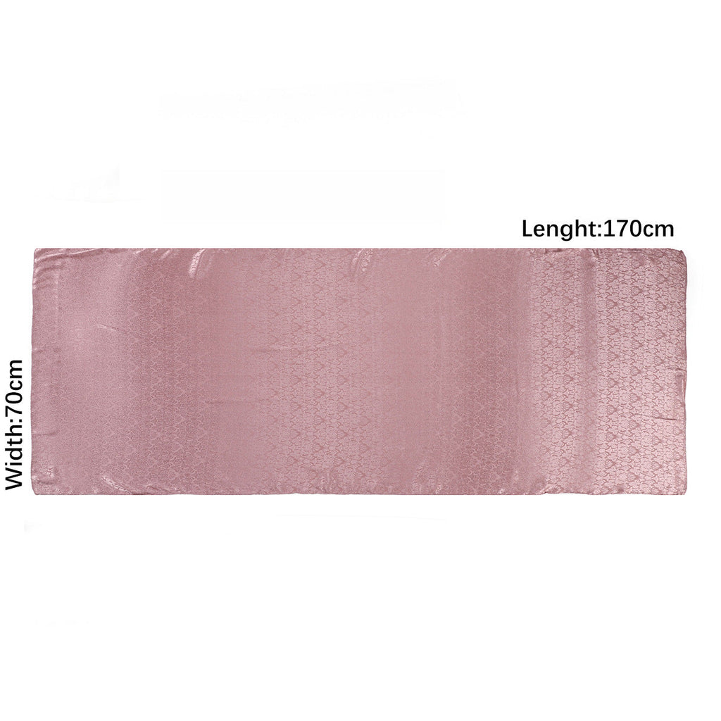 Womens Satin Patterned Jacquard Headscarf
