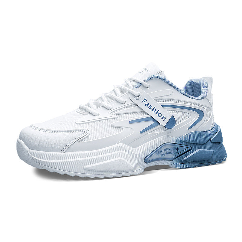 Men's Breathable Mesh Running Shoes – Lightweight Flat Sole