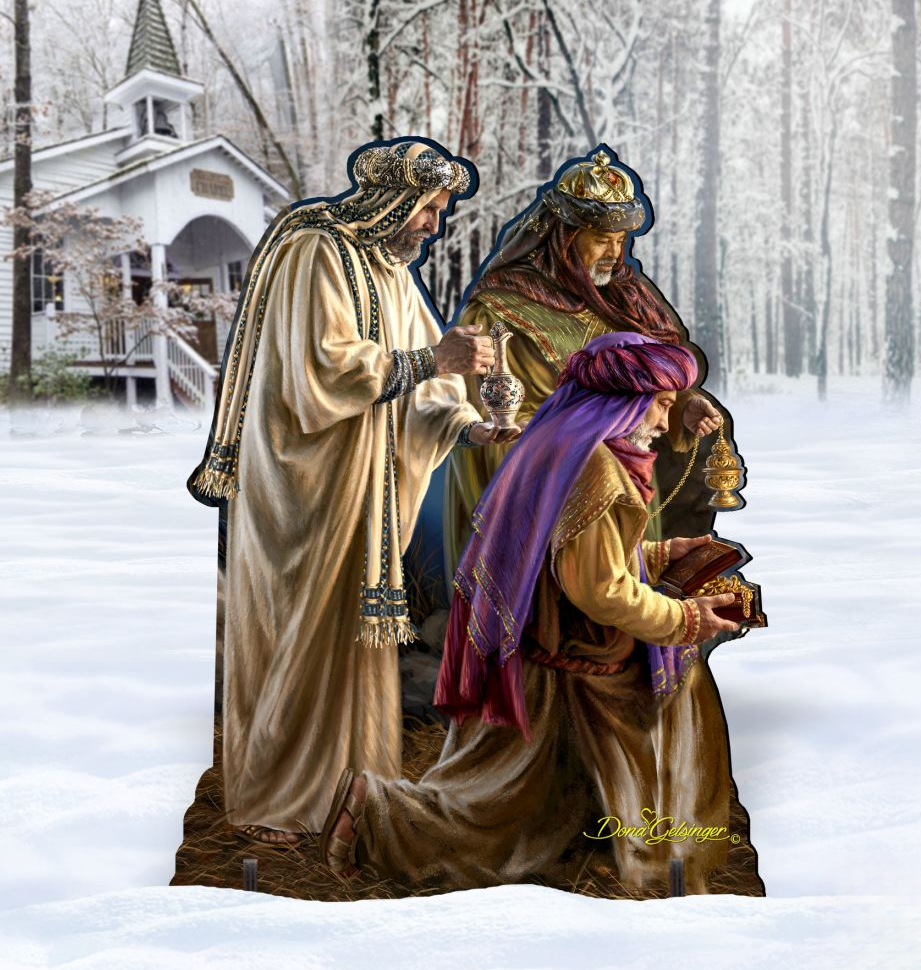 Three Kings Nativity Outdoor Decor by D. Gelsinger - Nativity Holiday Decor - 8461042-2F-1201