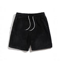 Mens SpringAutumn Coral-Fleece Sports-Style Casual Plus-Size Shorts