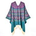 Bohemian-style Vintage Tassel Shawl