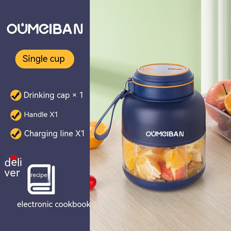 Portable Wireless Electric Juicer Cup 800ml 180W USB