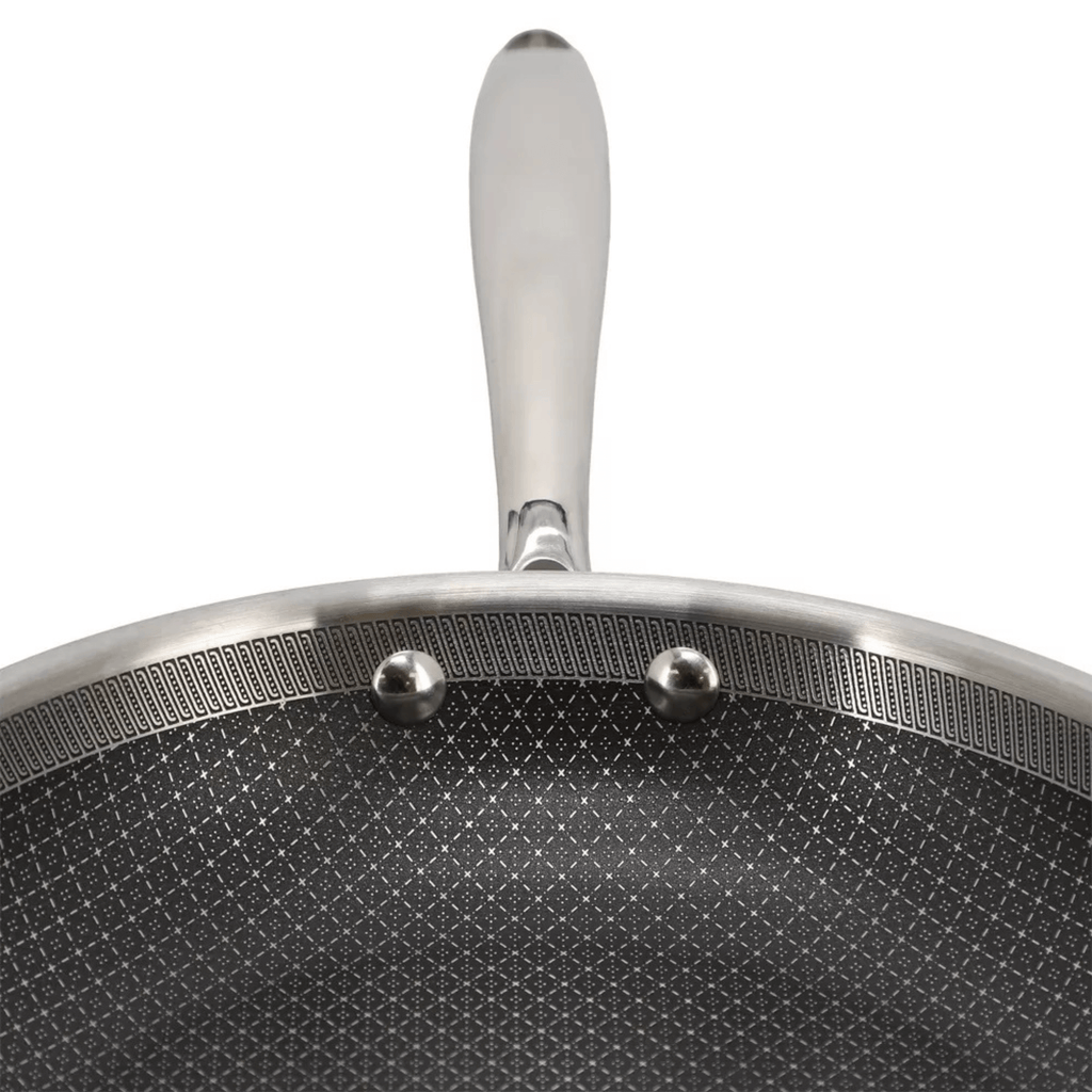 Better Chef 10-Inch 3-Ply Stainless Steel Nonstick Fry Pan with Rolled Edge