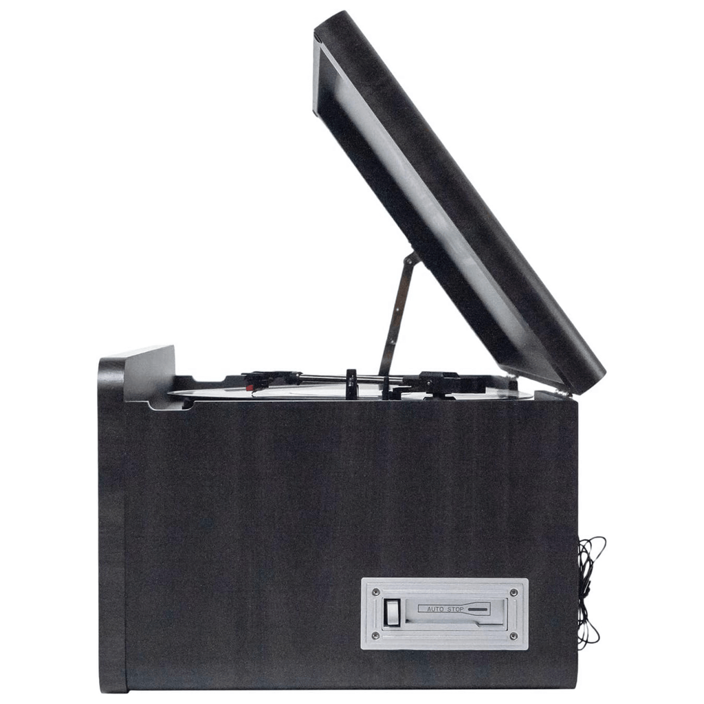Victor Monument 8-in-1 Wood Music Center Graphite - Refurbished