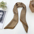Womens Silk Small Square Scarf Hairband