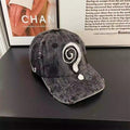 Mens Washed-and-distressed Baseball Cap