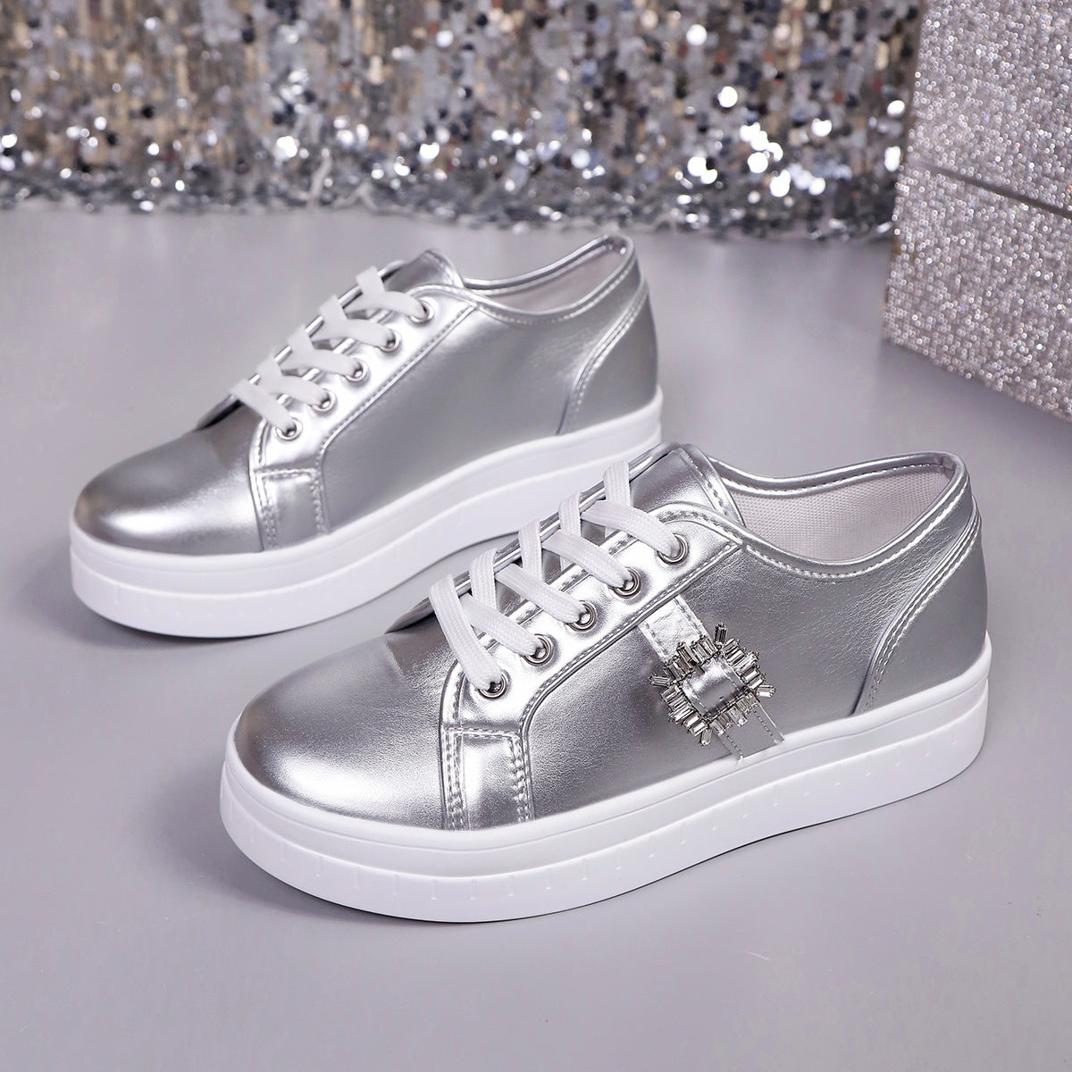 New Soft Bottom Leather Sports Women's Shoes
