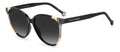 Carolina Herrera CH 0063/S Women's Square Sunglasses - Black/Gold