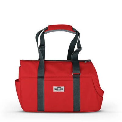 Cattie Red Bungalow Pet Carrier for Cats and Small Dogs 50cm