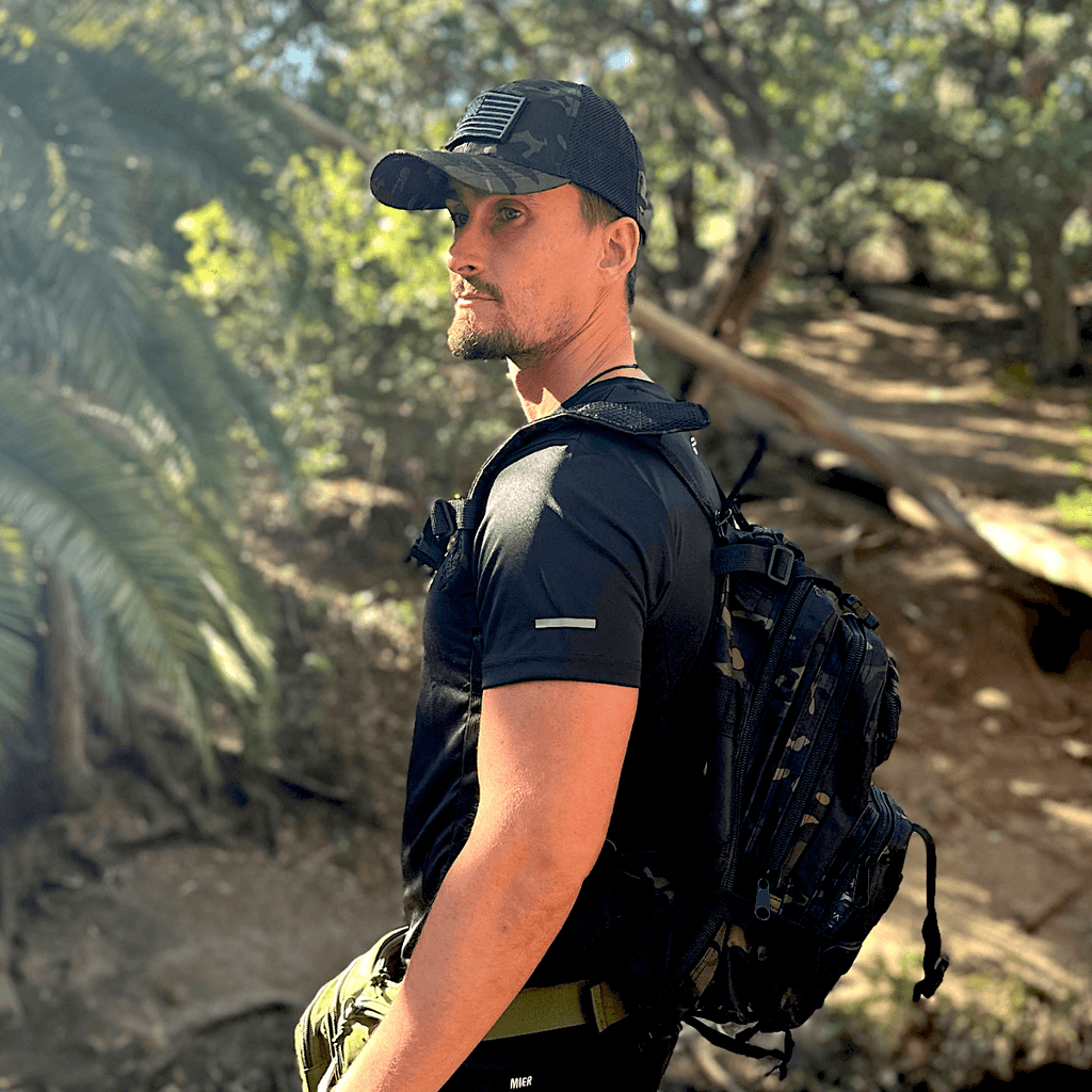 JupiterGear Military-Style Tactical Patch Hat with Adjustable Strap | Breathable & Unisex