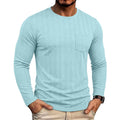 Mens Long-sleeve Crew-neck Jacquard Knit Sweater