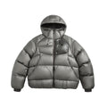Water-repellent Quilted Hooded Insulated Down Jacket