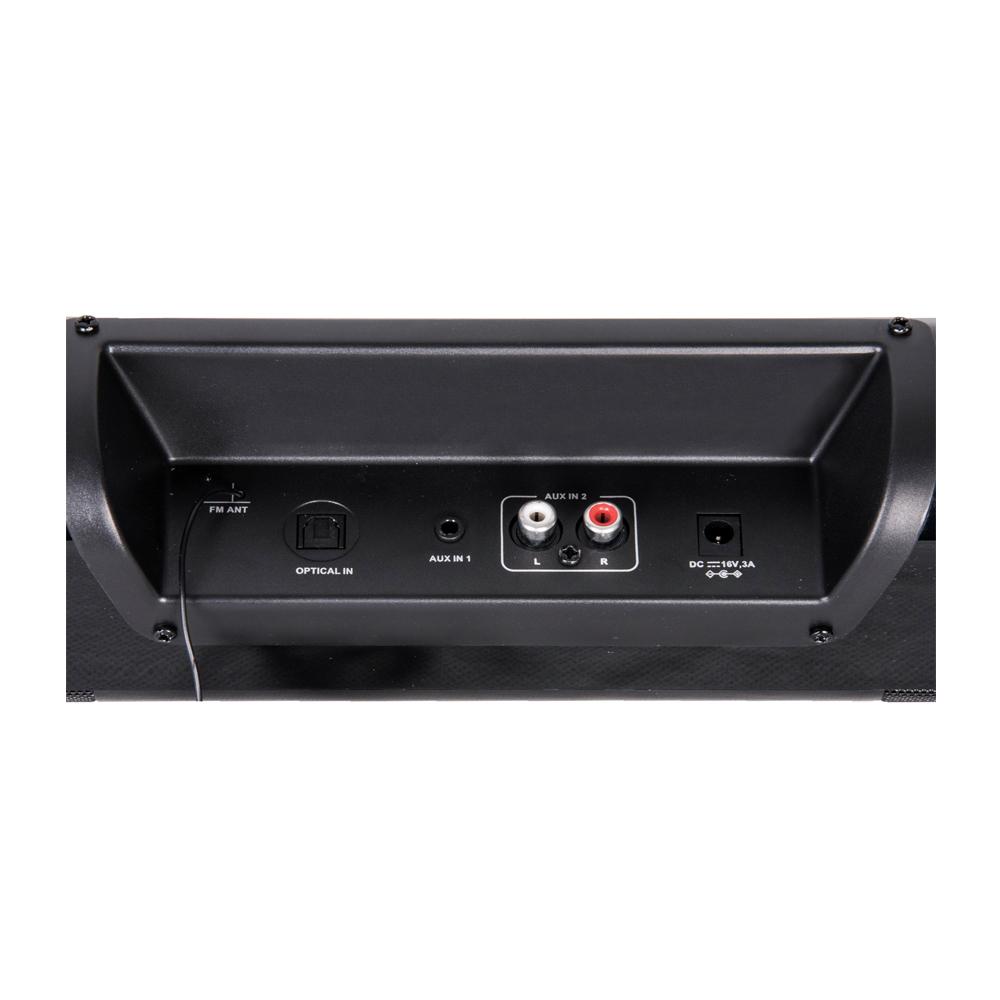 Supersonic 37" Premium Optical Bluetooth SoundBar System with Voice Control
