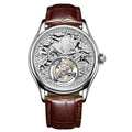 Double-sided Gemstone Glass Mechanical Watch