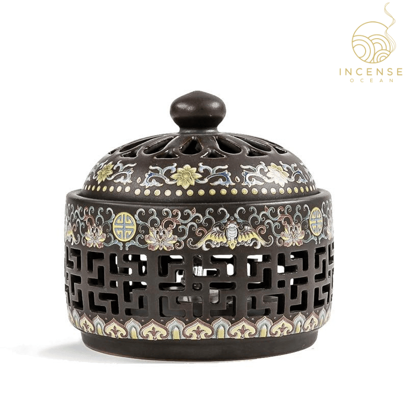 Chinese Classical Ceramic Incense Holder