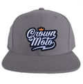 Crown Moto Script Logo Premium Snapback