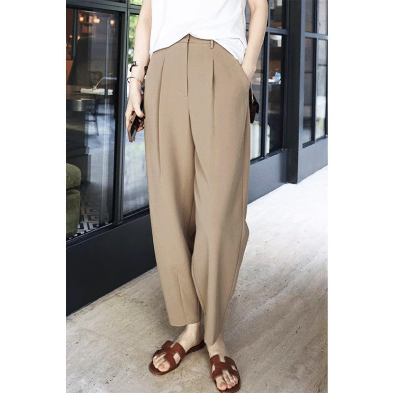 Women's Casual Cropped Harem Pants