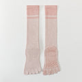 Color-blocked Ankle Cuffs Five-finger Yoga Calf Socks