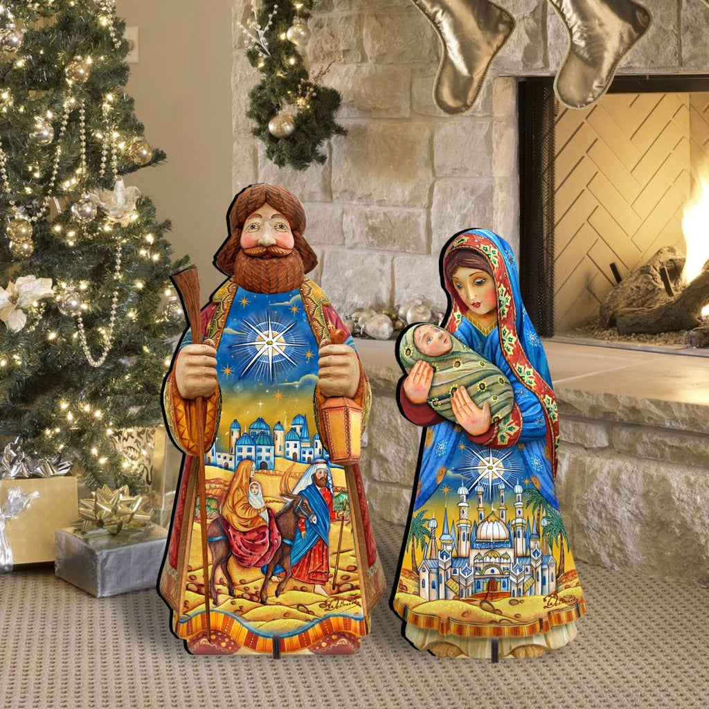 Night at Bethlehem Outdoor Nativity Set  by G. DeBrekht - Nativity Holiday Decor - 8152654F-S2