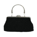 Solid-color Fine-bead New Clutch Bag