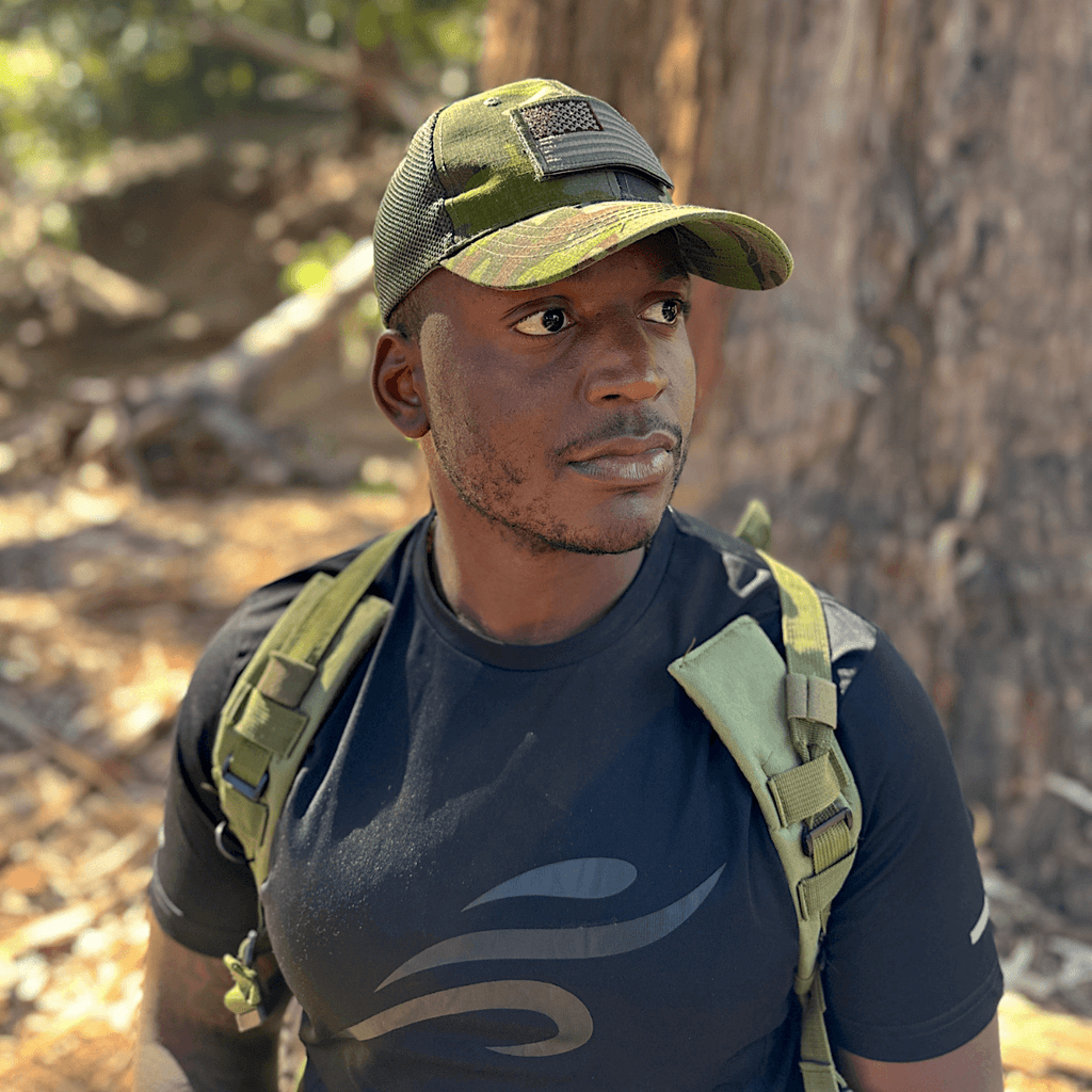 JupiterGear Military-Style Tactical Patch Hat with Adjustable Strap | Breathable & Unisex