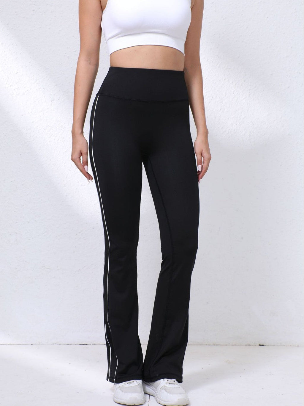New Yoga Pants With Tummy Control, Flared Pants, Fitness Shaping Long Pants, Butt-Lifting High-Waisted Outdoor Sports Pants For Women
