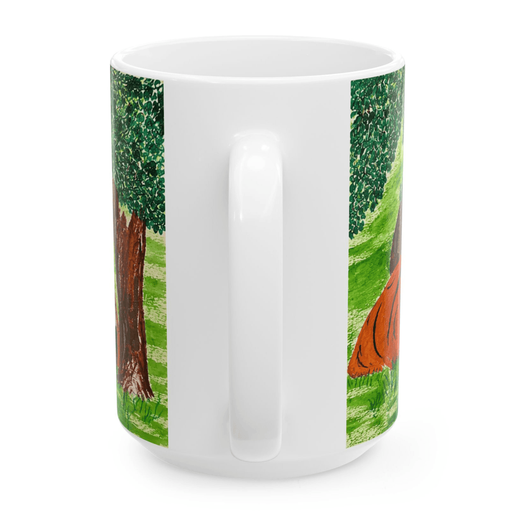 PimsArt Fierce Roaring Tiger Pair Mug From Original Painting