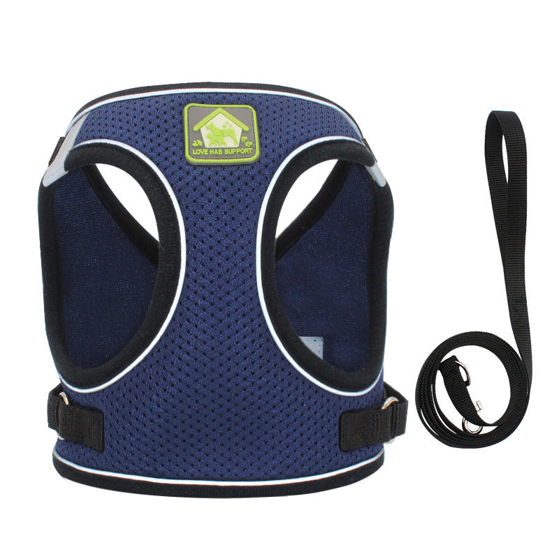 Escape-Proof Cat Harness & Leash – Adjustable Reflective Vest for Cats