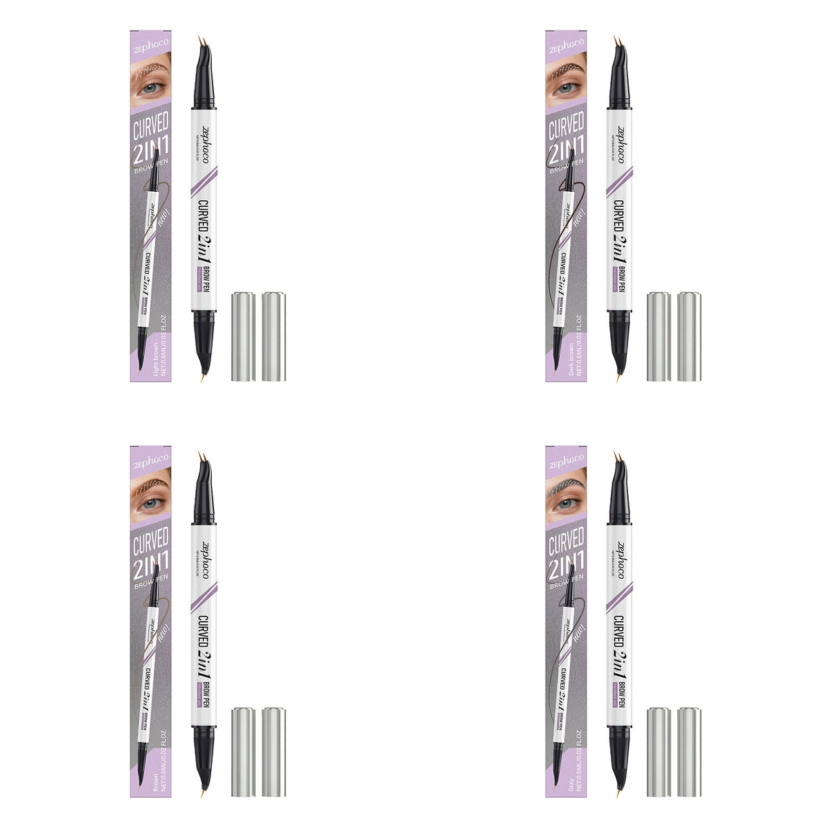 Double-ended Waterproof Eyebrow Pencil
