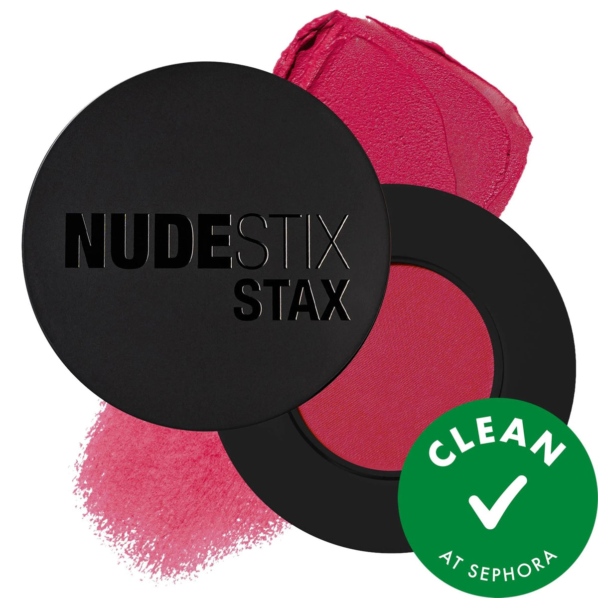 Nudestix Stax Blush Balm - Customizable, Skincare-Infused Makeup Compact