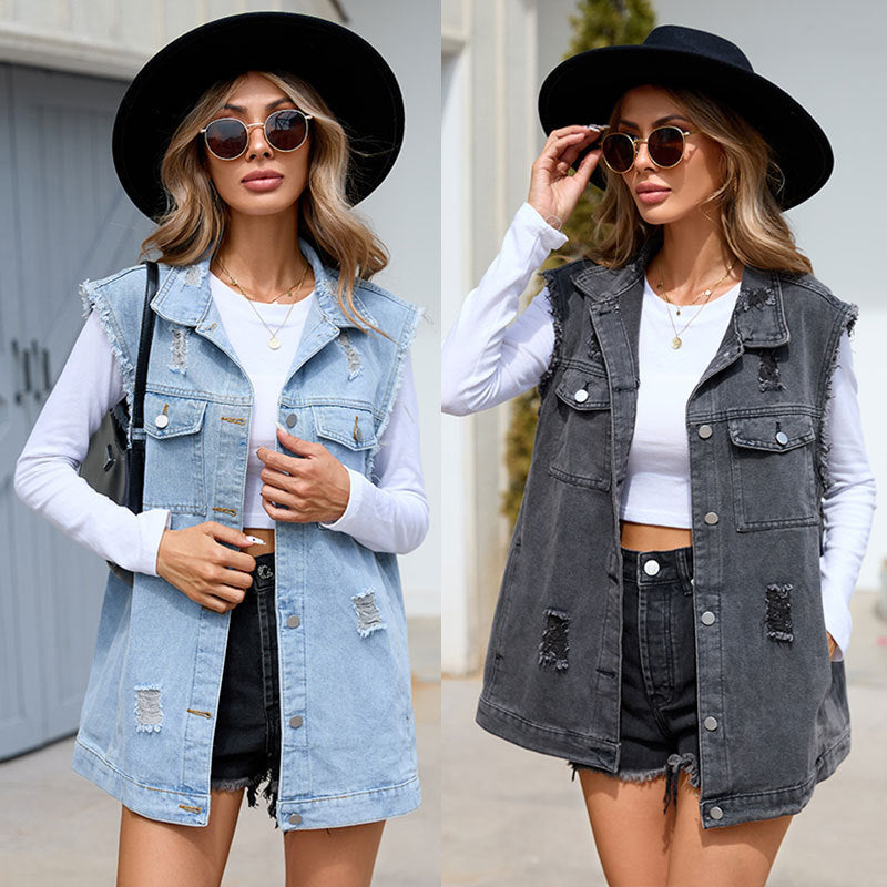 Women's Loose-fitting Casual Sleeveless Vest