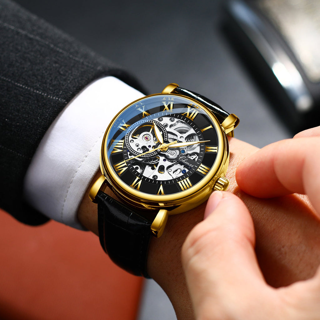 Hollow Waterproof Luminous Automatic Mechanical Watch