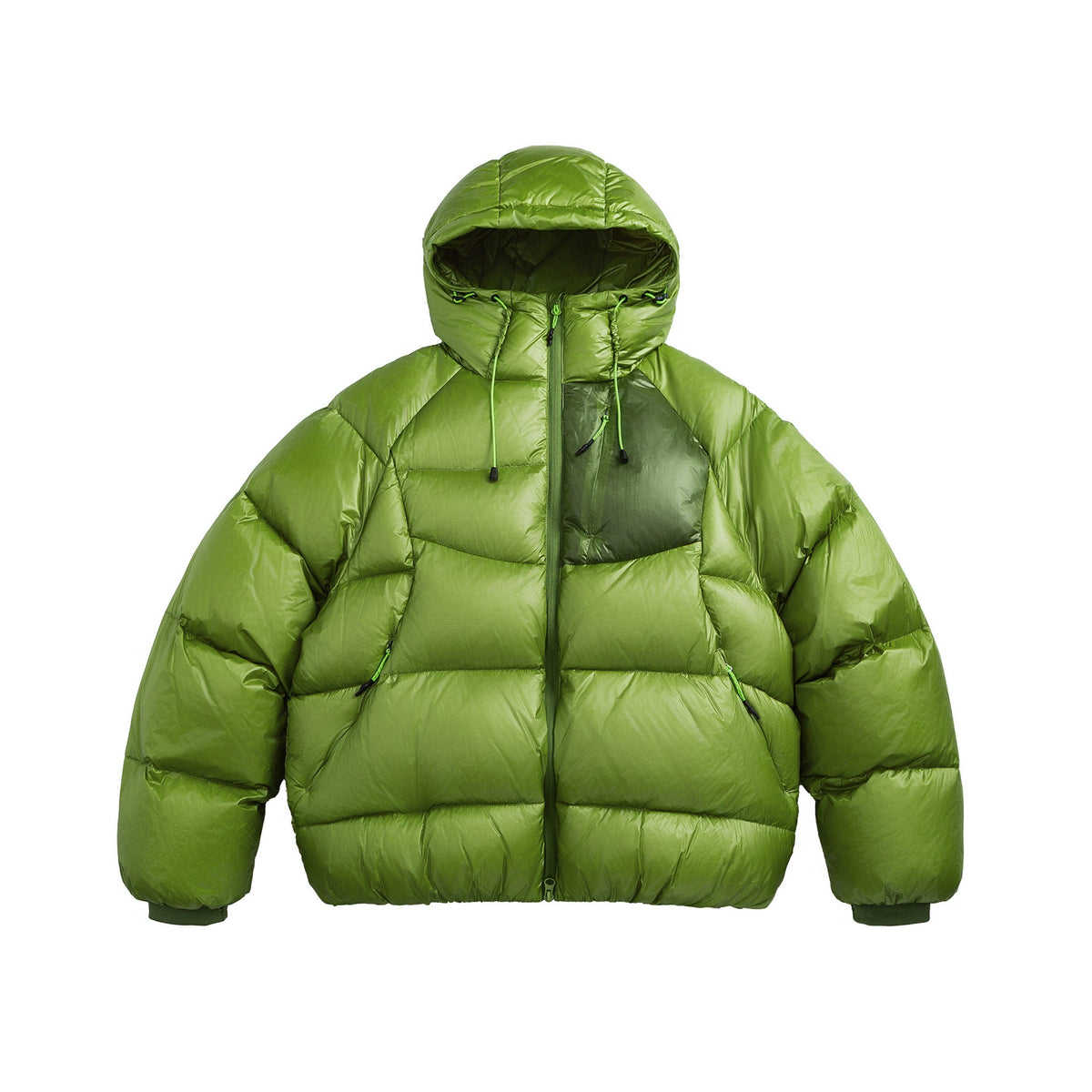 Water-repellent Quilted Hooded Insulated Down Jacket