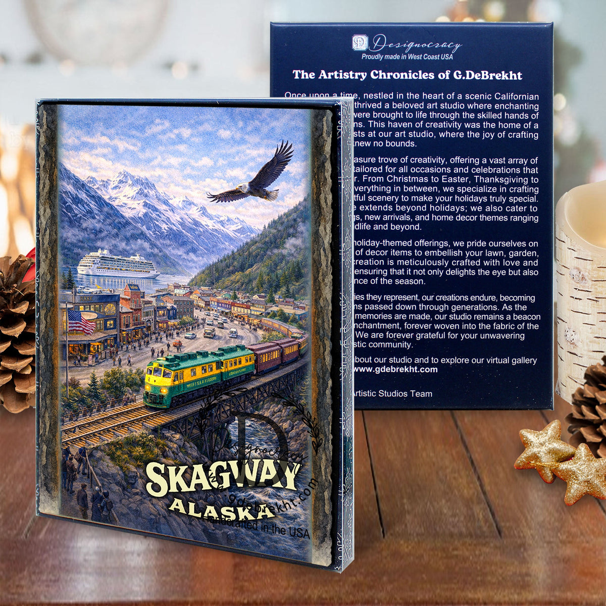 Railway Adventure Greeting Card by G. Debrekht - 97126GC