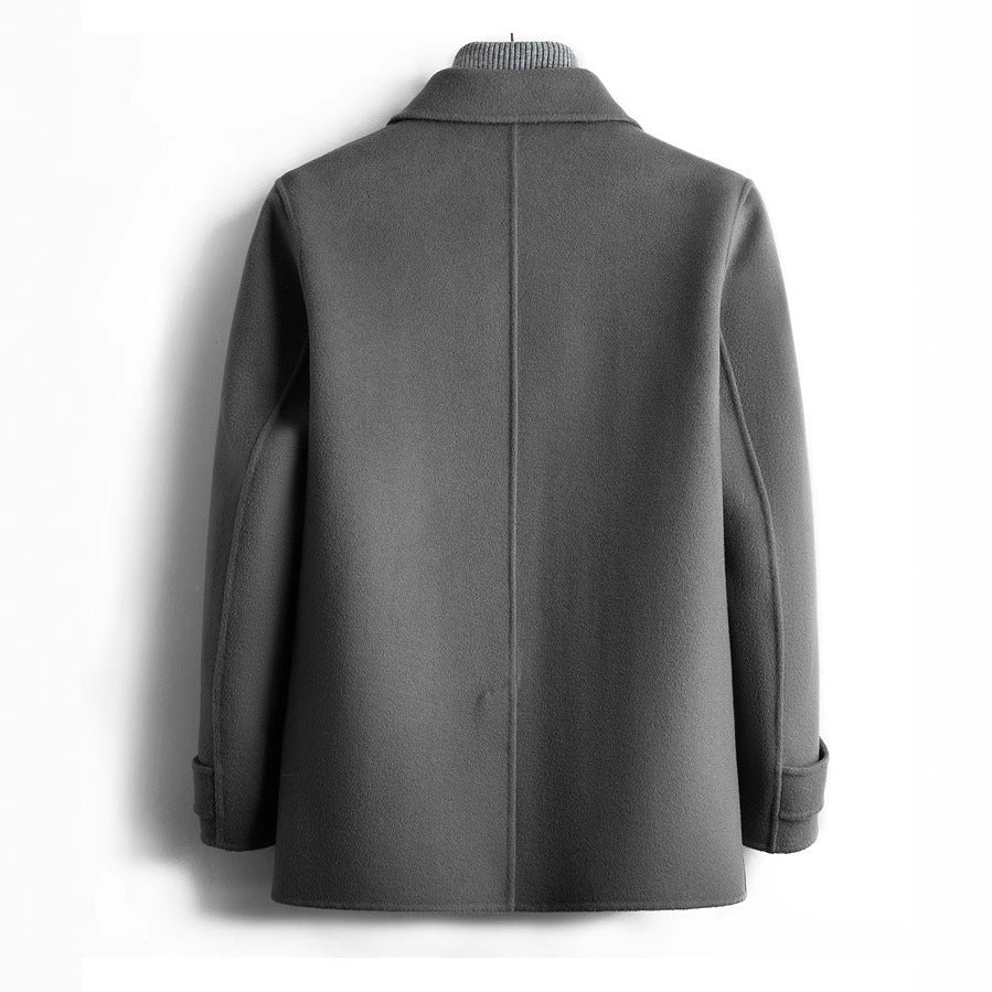 Double-faced Woolen Goods Fashion Coat Woolen Cashmere-free Woolen New Coat