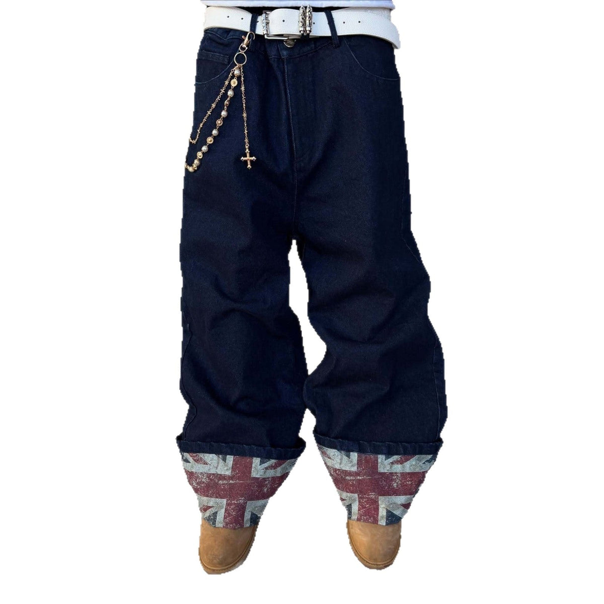 Hip-hop Straight-leg Wide-leg Pants Loose-fitting Casual Trousers