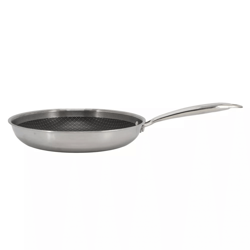 Better Chef 8-Inch 3-Ply Stainless Steel Nonstick Fry Pan with Rolled Edge