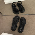 Sandals Women 2026 New Summer Outdoor Wear Fashion High End Versatile Women Shoes Comfortable For Dress Roman Shoes