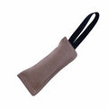 Doggie Leather Dog Training Bite Pillow Beige 6x25 cm