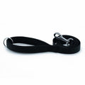 Doggie Comfort Classic Woven Dog Leash Black 2.5x120 cm