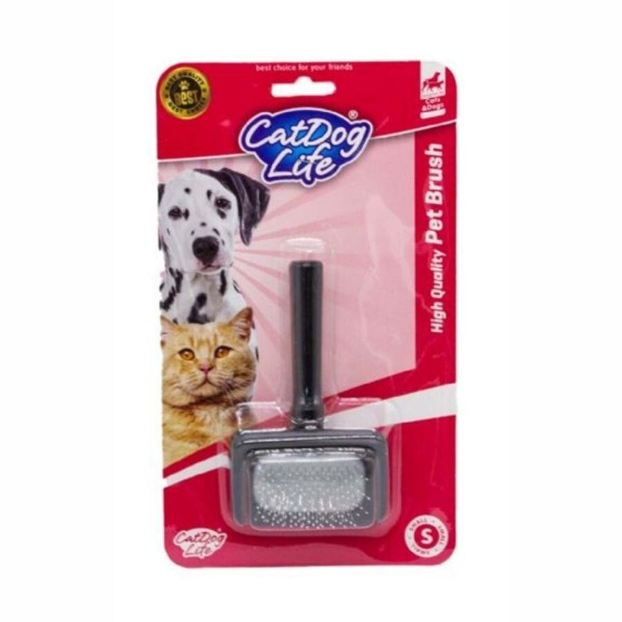 Doglife Small Wooden Wire Brush for Cats and Dogs