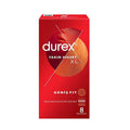 Durex Feel Close XL Wide Fit Condoms for Comfort 8 Count