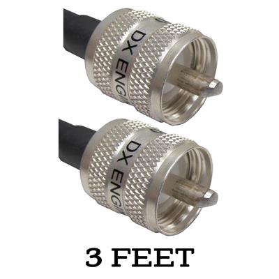 DX Engineering Times Microwave LMR® UHF Male Coaxial Cable Assemblies - DXEL240UFDX003