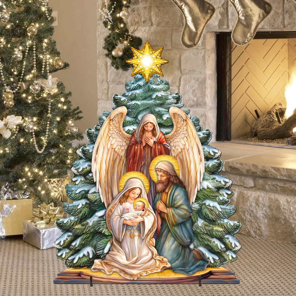 Holy Family Nativity Outdoor Decor by G. Debrekht - Nativity Holiday Decor - 8611042F