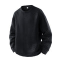 Mens Loose-Fit Casual Crew-Neck Pullover Bottoming Shirt
