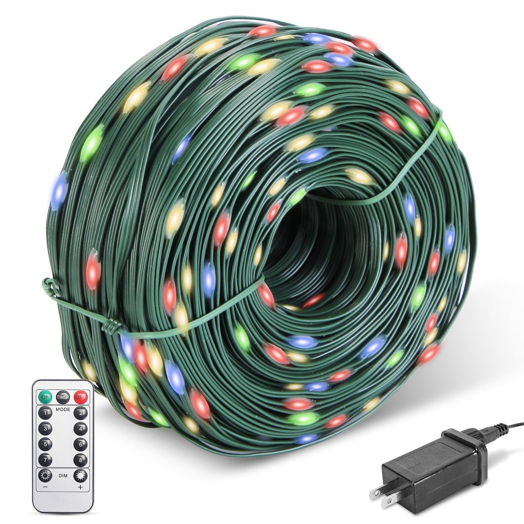 330FT 1000LED Christmas String Lights | Waterproof Outdoor Fairy Lights with Remote & 8 Modes